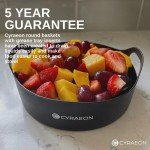 Round Silicone Air Fryer Basket, 18 cm