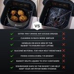 Round Silicone Air Fryer Basket, 18 cm
