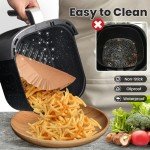 KitchenBoss 100PC Non-Stick Air Fryer Liners