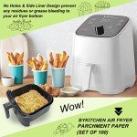 100pcs 9 Inch Air Fryer Disposable Liners
