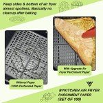 100pcs 9 Inch Air Fryer Disposable Liners