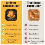 Silicone Air Fryer Liners for Ninja MAX PRO