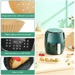 100-Pack Disposable Air Fryer Liners - 8 Inch