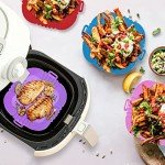 ZHONYEE 2-Pack Silicone Liners for Air Fryers