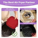 ZHONYEE 2-Pack Silicone Liners for Air Fryers