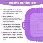 ZHONYEE 2-Pack Silicone Liners for Air Fryers