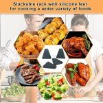 BYKITCHEN Air Fryer Stacking Rack Accessories Set