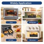 Reusable Silicone Liners for Large Air Fryers, 2PK
