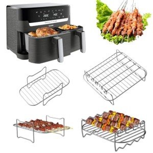 2-Piece Air Fryer Rack Set for Multiple Models