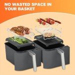2-Piece Air Fryer Rack Set for Multiple Models