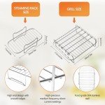 2-Piece Air Fryer Rack Set for Multiple Models