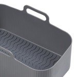 Chef Aid Air Fryer Liner - Rectangle, Grey
