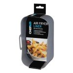 Chef Aid Air Fryer Liner - Rectangle, Grey