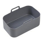 Chef Aid Air Fryer Liner - Rectangle, Grey