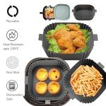 Silicone Air Fryer Liners - 2 Pack, 8 Inches