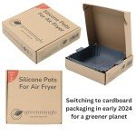 Silicone Air Fryer Liners - 2 Pack, 8 Inches