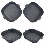 Silicone Air Fryer Liners - 2 Pack, 8 Inches