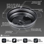 Reusable Silicone Air Fryer Round Basket Liner