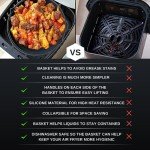 Reusable Silicone Air Fryer Round Basket Liner
