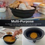 Reusable Silicone Air Fryer Round Basket Liner