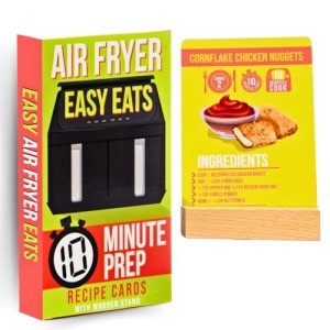 Easy Eats Air Fryer Recipe Cards – 52 Quick Recipes