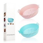 Non-Stick Silicone Air Fryer Basket Liners 2-Pack