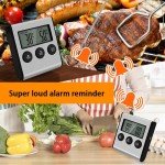 Digital Meat Thermometer with 102cm Probe and Timer