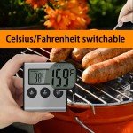 Digital Meat Thermometer with 102cm Probe and Timer