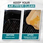 100 Rectangle Air Fryer Paper Liners – 22cm x 14cm