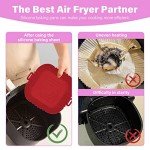 ZHONYEE 2-Pack Square Silicone Air Fryer Liners