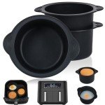 YQL 3-Pack Silicone Egg Moulds for Air Fryers