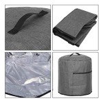 Gray Air Fryer Dust Cover - Easy Clean Protection
