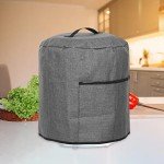 Gray Air Fryer Dust Cover - Easy Clean Protection