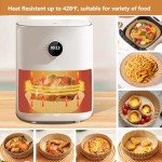 HONYAO Disposable Air Fryer Paper Liners, 100 Pcs