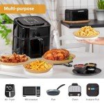 HONYAO Disposable Air Fryer Paper Liners, 100 Pcs
