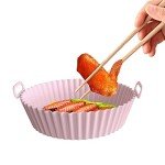 2 Pack Non-Stick Silicone Air Fryer Liners