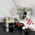 Stainless Steel Multi-Layer Food Steamer Set