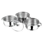 Stainless Steel Multi-Layer Food Steamer Set