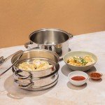 Stainless Steel Multi-Layer Food Steamer Set
