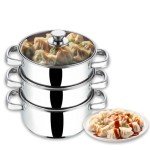 Stainless Steel Multi-Layer Food Steamer Set