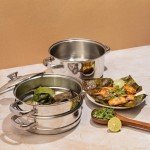Stainless Steel Multi-Layer Food Steamer Set