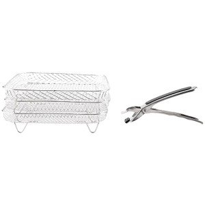 Stackable Stainless Steel Air Fryer Rack Set