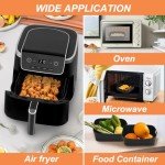 Reusable Silicone Liners for Air Fryers - 2 Pack