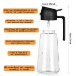 HUAERSICO 2-in-1 Oil Spray Bottle 475ml