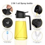 HUAERSICO 2-in-1 Oil Spray Bottle 475ml