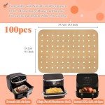 Large Perforated Air Fryer Parchment Paper Liners
