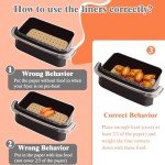 Large Perforated Air Fryer Parchment Paper Liners