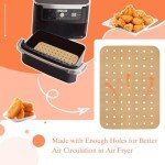 Large Perforated Air Fryer Parchment Paper Liners