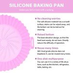 4 Pack Round Silicone Liners for Air Fryers