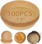 Ciusdkler 100PCS Non-Stick Air Fryer Liners